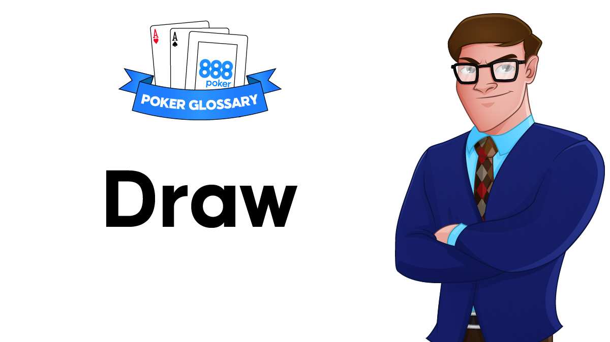What is single draw in poker game
